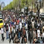 تظاهرات مردم در چهارمحال و بختیاری